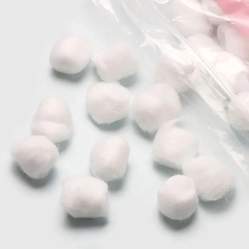 Nail Art Fake Nails - 100PCS Nail art Baumwolle Kugeln Nagellack