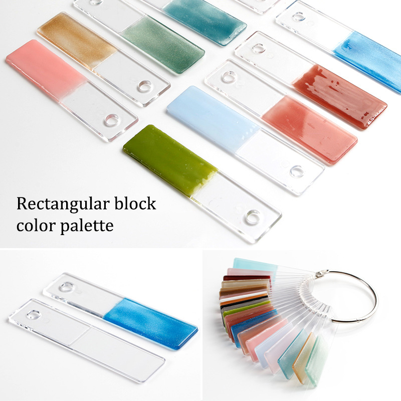 Nail Art Viral - Rechteckige gefälschte Nail Art Display Swatch