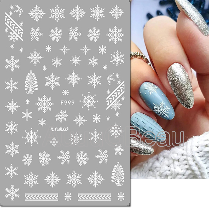 3D-Nagelkunst-Aufkleber Weihna – Nail Art Xmas Tree Bewertung und Preis
