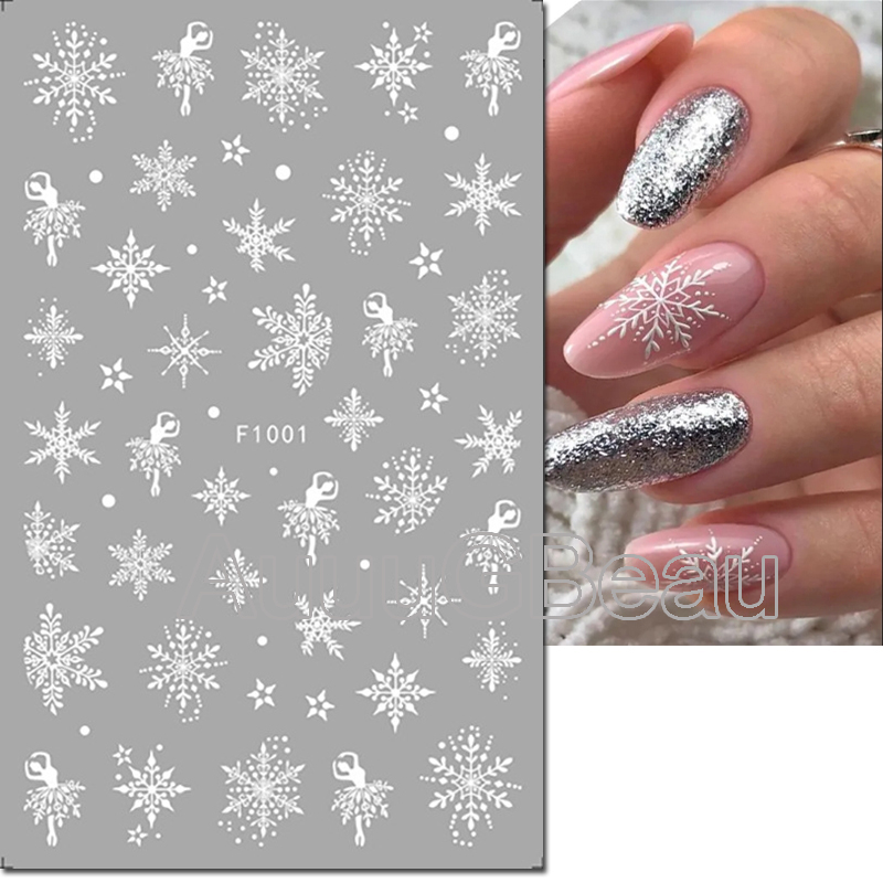 3D-Nagelkunst-Aufkleber Weihna – Nail Art Xmas Tree Bewertung und Preis