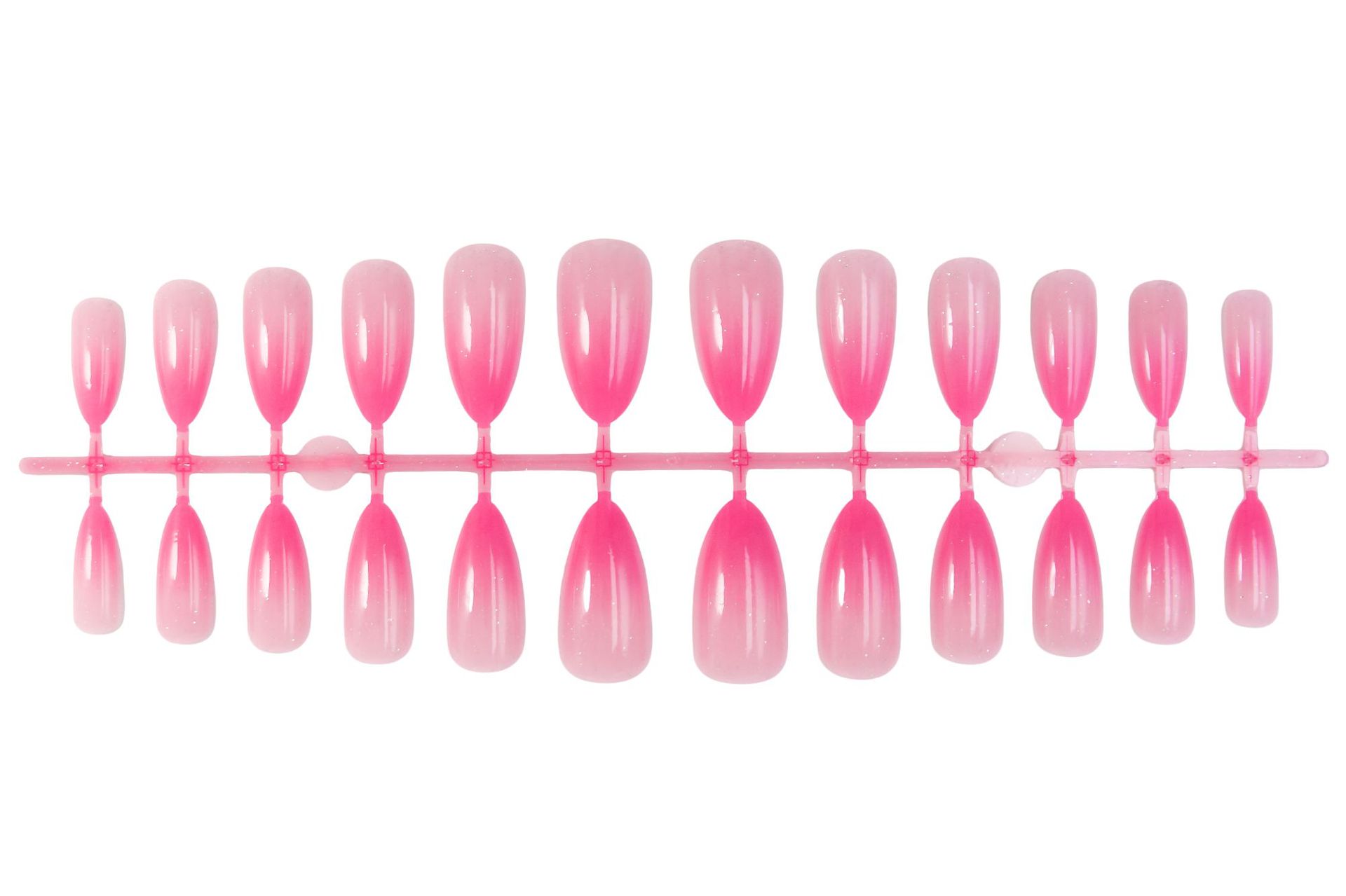 24 Stück mandelförmige Textur- – Nail Art Pink Bewertung und Preis