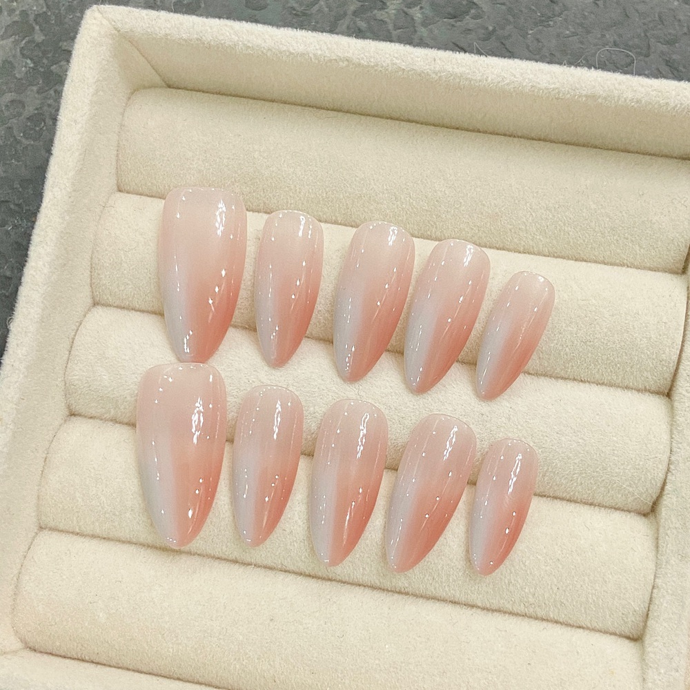 Handgemachte Mandel presse auf – Nail Art Fake Nails Bewertung und Preis