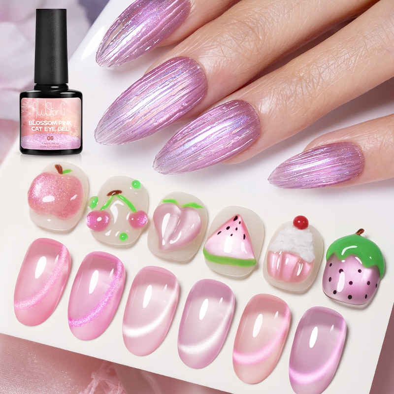 AWStorG 7,5 ml Flash Pure Lust – Nail Art Pink Cat Eye Bewertung und Preis