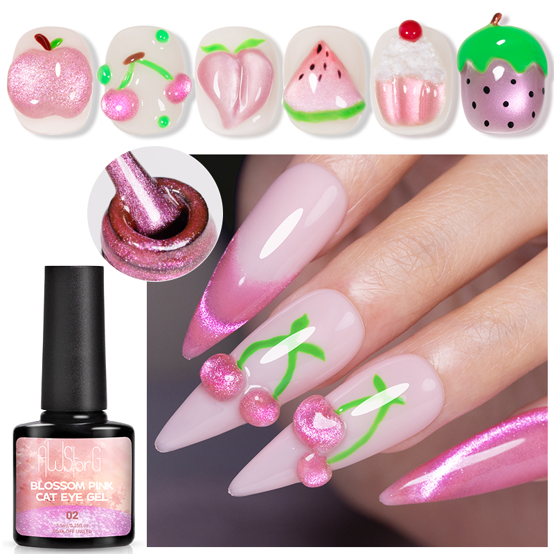 AWStorG 7,5 ml Flash Pure Lust – Nail Art Pink Cat Eye Bewertung und Preis