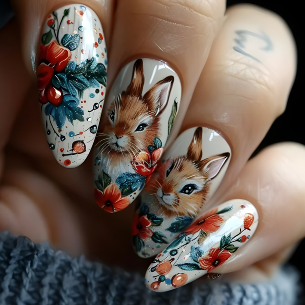 24 Stück/Set kurze, mittellang – Nail Art Fake Nails Bewertung und Preis