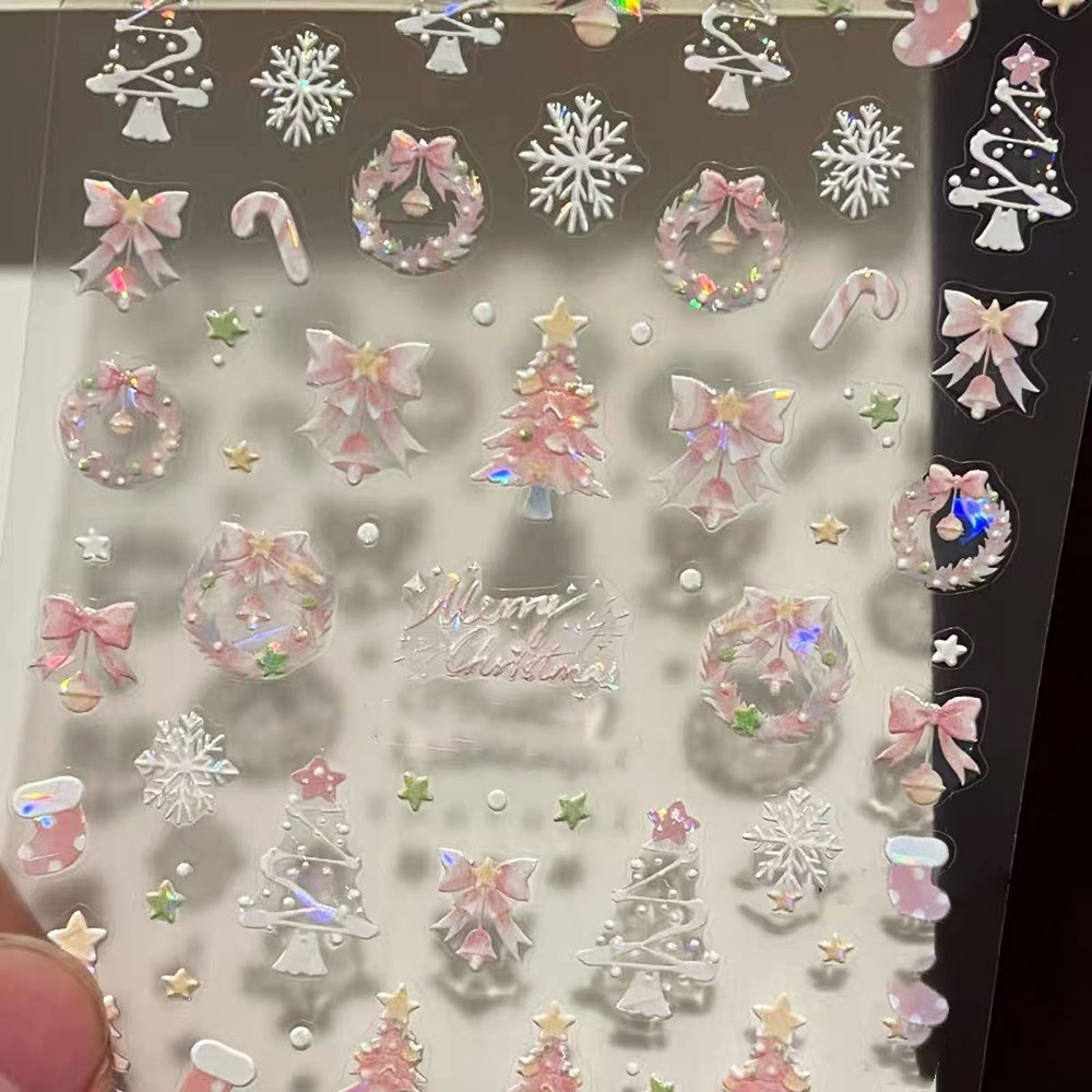 1 Stück Aurora Rosa Weihnachts – Nail Art Xmas Tree Bewertung und Preis