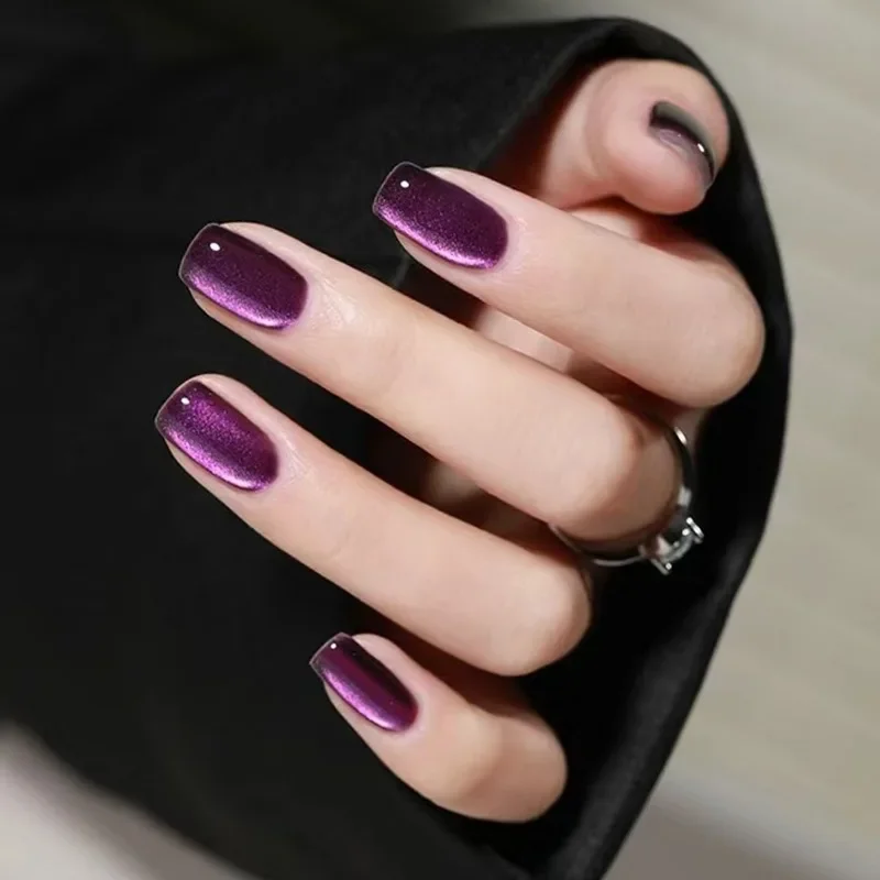 24 Stück Fingernägel Katzenaug – Nail Art Pink Cat Eye Bewertung und Preis