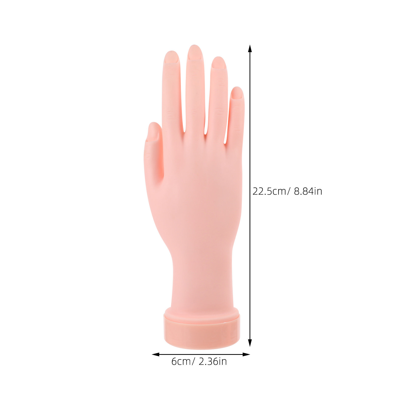2 Stück Maniküre-Übungshand un – Nail Art Fake Nails Bewertung und Preis
