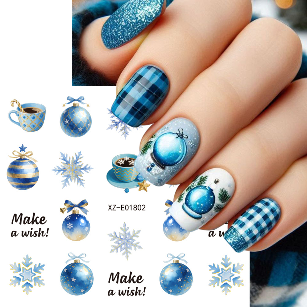 30 Stück/Set Weihnachts-Nagelk – Nail Art Xmas Tree Bewertung und Preis