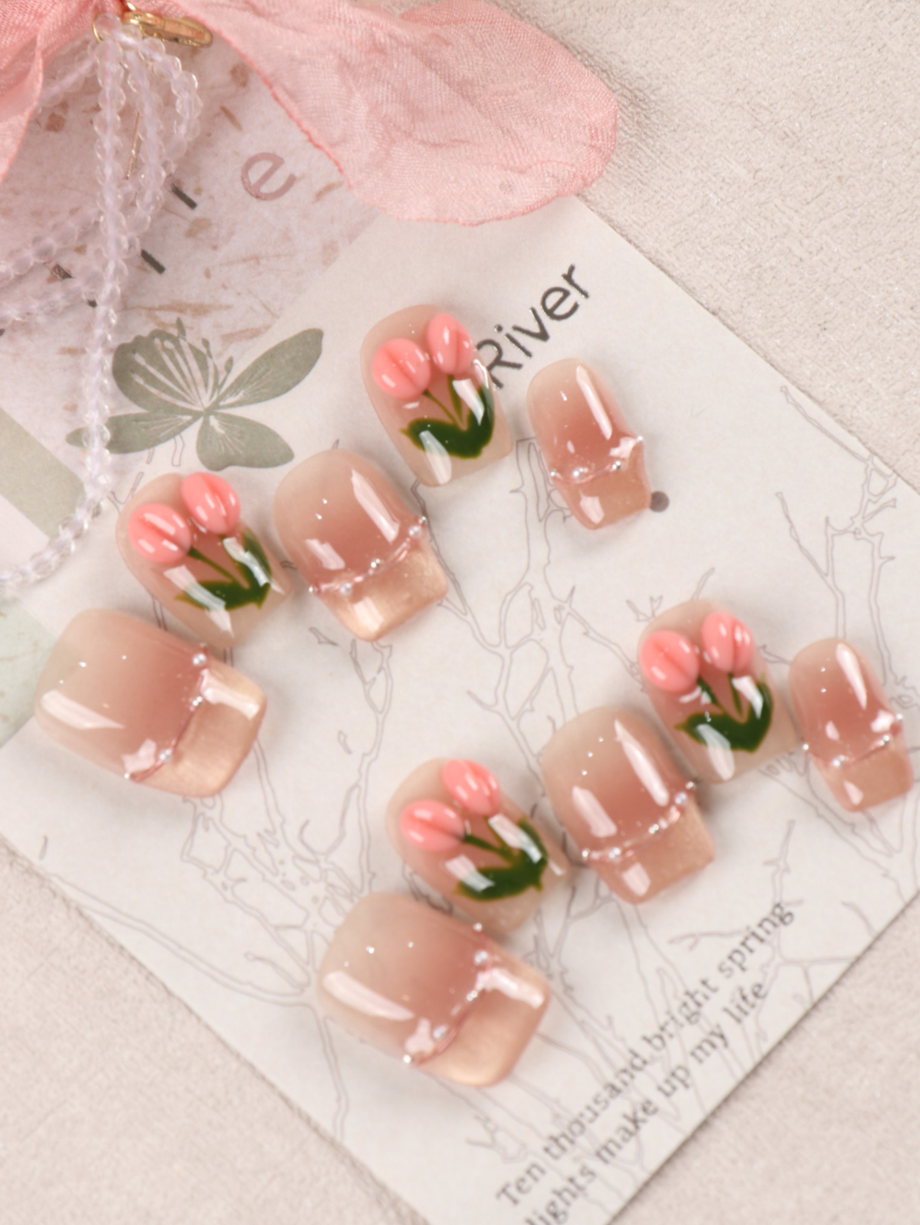 10 Stück Aufklebenägel Kurze R – Nail Art Fake Nails Bewertung und Preis