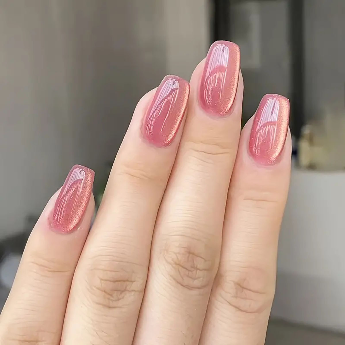 24 Stück/30 Stück kurze quadra – Nail Art Pink Bewertung und Preis
