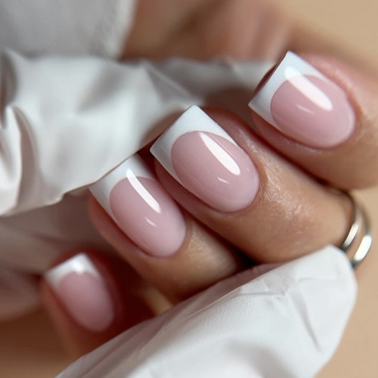 24 Stück Einfache Weiße French – Nail Art Pink Bewertung und Preis