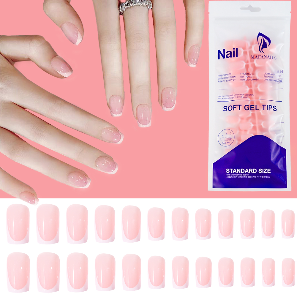 120 stücke Glänzend Kurze Quad – Nail Art Fake Nails Bewertung und Preis