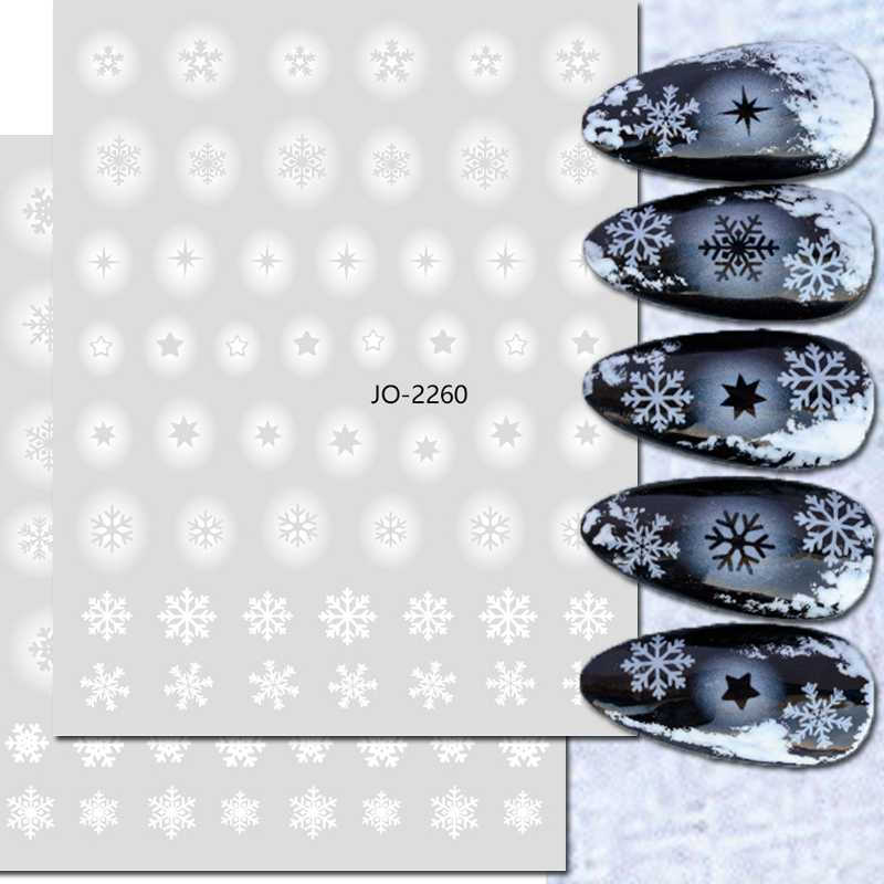 Nail art 3d Aufkleber Weiß Hoh – Nail Art Xmas Tree Bewertung und Preis