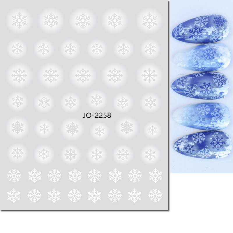 Nail art 3d Aufkleber Weiß Hoh – Nail Art Xmas Tree Bewertung und Preis