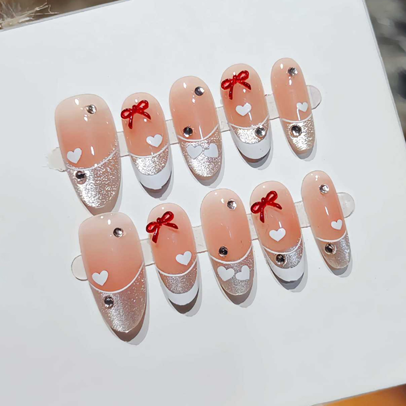 10 Stück Französische Süße Coo – Nail Art Fake Nails Bewertung und Preis