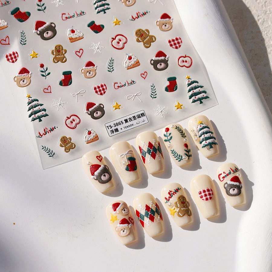 Niedliche Weihnachts-Nagelaufk – Nail Art Xmas Tree Bewertung und Preis