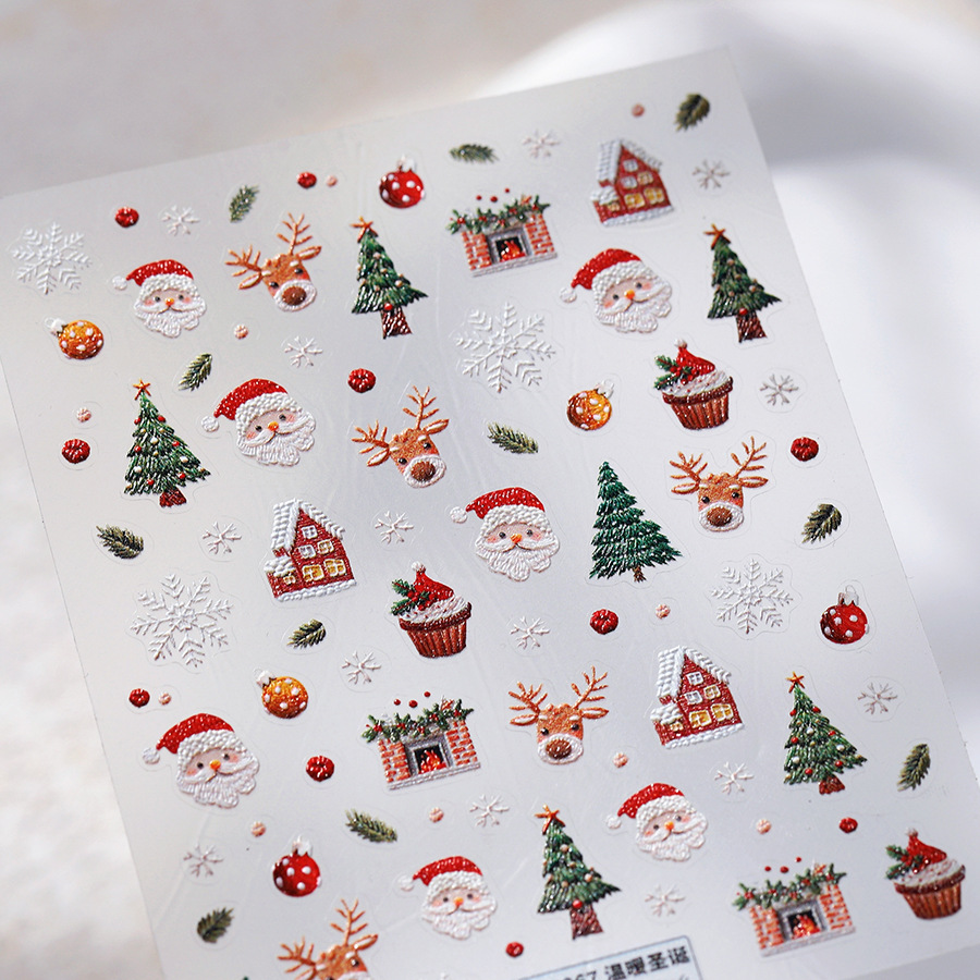 Niedliche Weihnachts-Nagelaufk – Nail Art Xmas Tree Bewertung und Preis