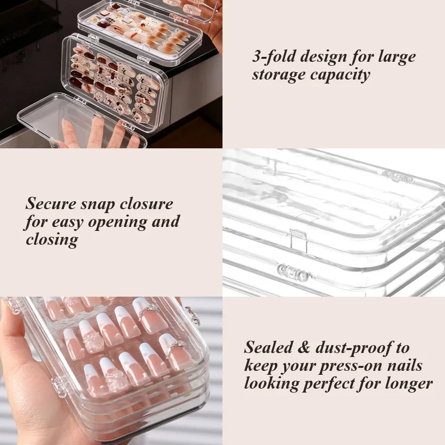 Transparente Faltbare Aufbewah – Nail Art Viral Bewertung und Preis