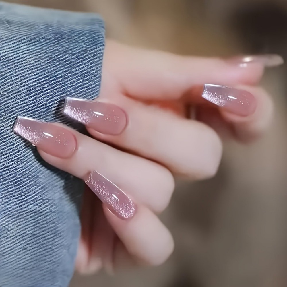 24 Stück Funkelnde Rosa Glitze – Nail Art Pink Cat Eye Bewertung und Preis
