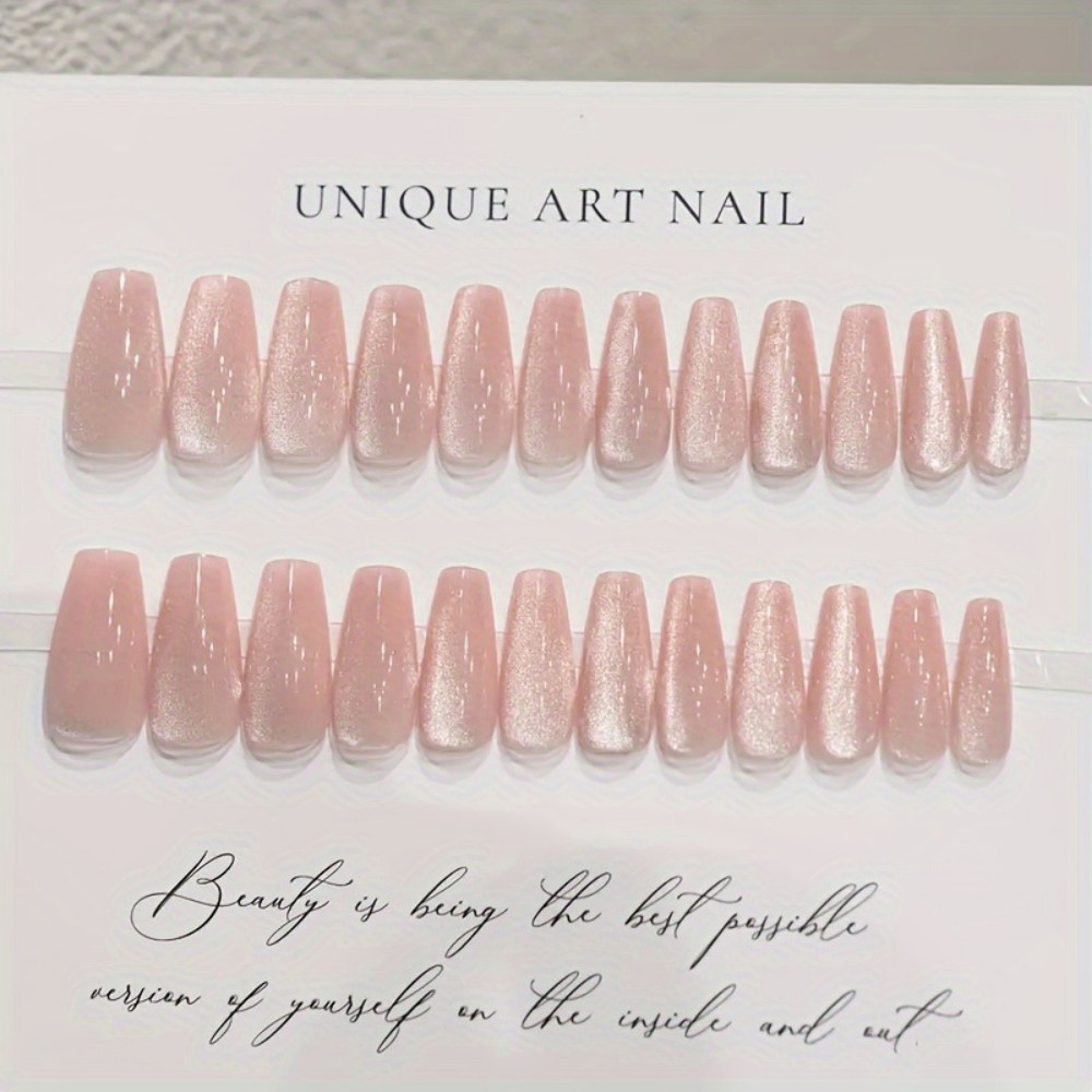 24 Stück Funkelnde Rosa Glitze – Nail Art Pink Cat Eye Bewertung und Preis