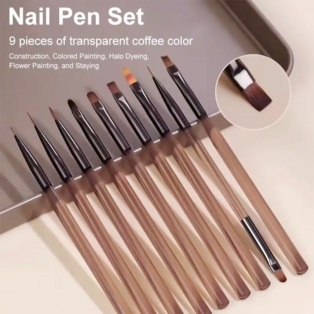 9PCS Nagel Pinsel für Nail art – Nail Art Viral Bewertung und Preis