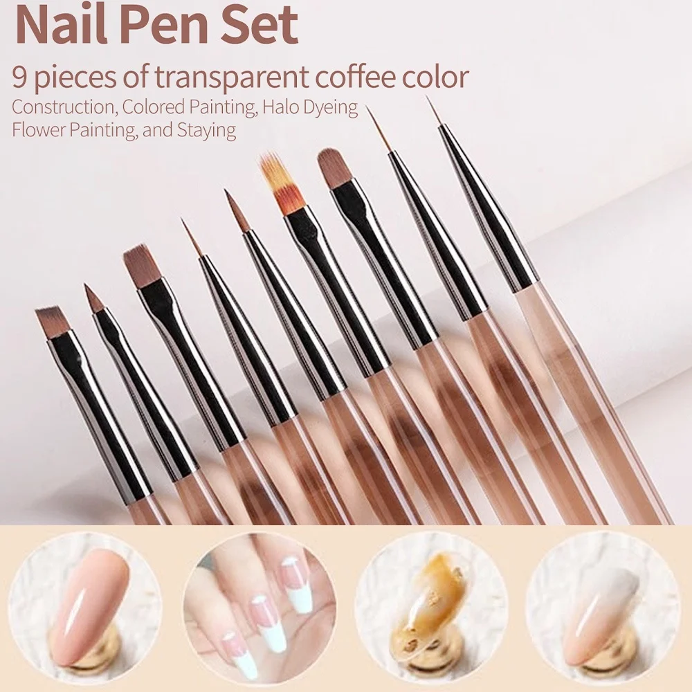 9PCS Nagel Pinsel für Nail art – Nail Art Viral Bewertung und Preis
