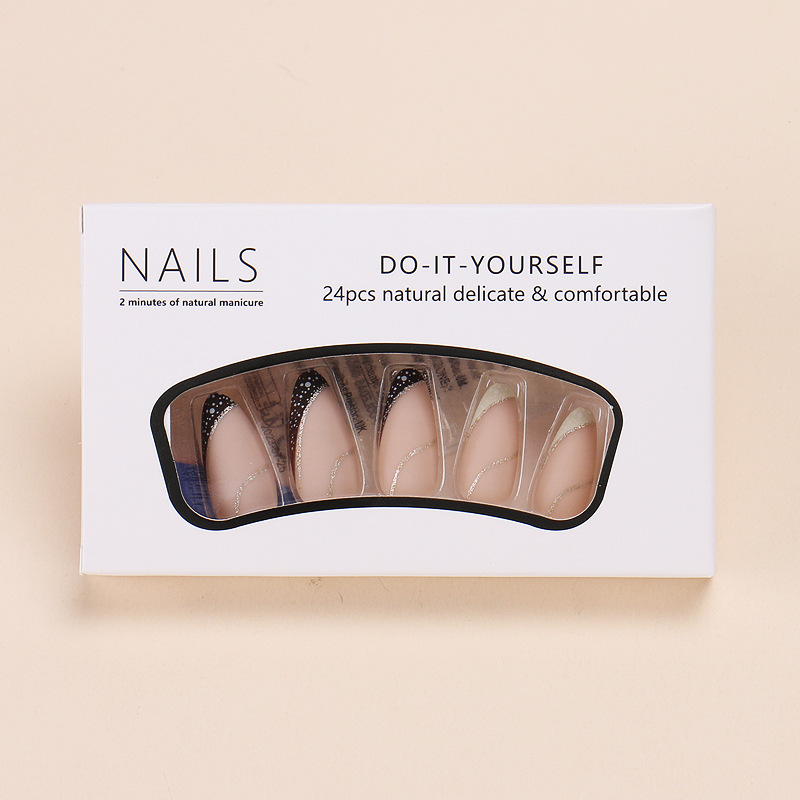 24-teilige tragbare Nägel im f – Nail Art Fake Nails Bewertung und Preis