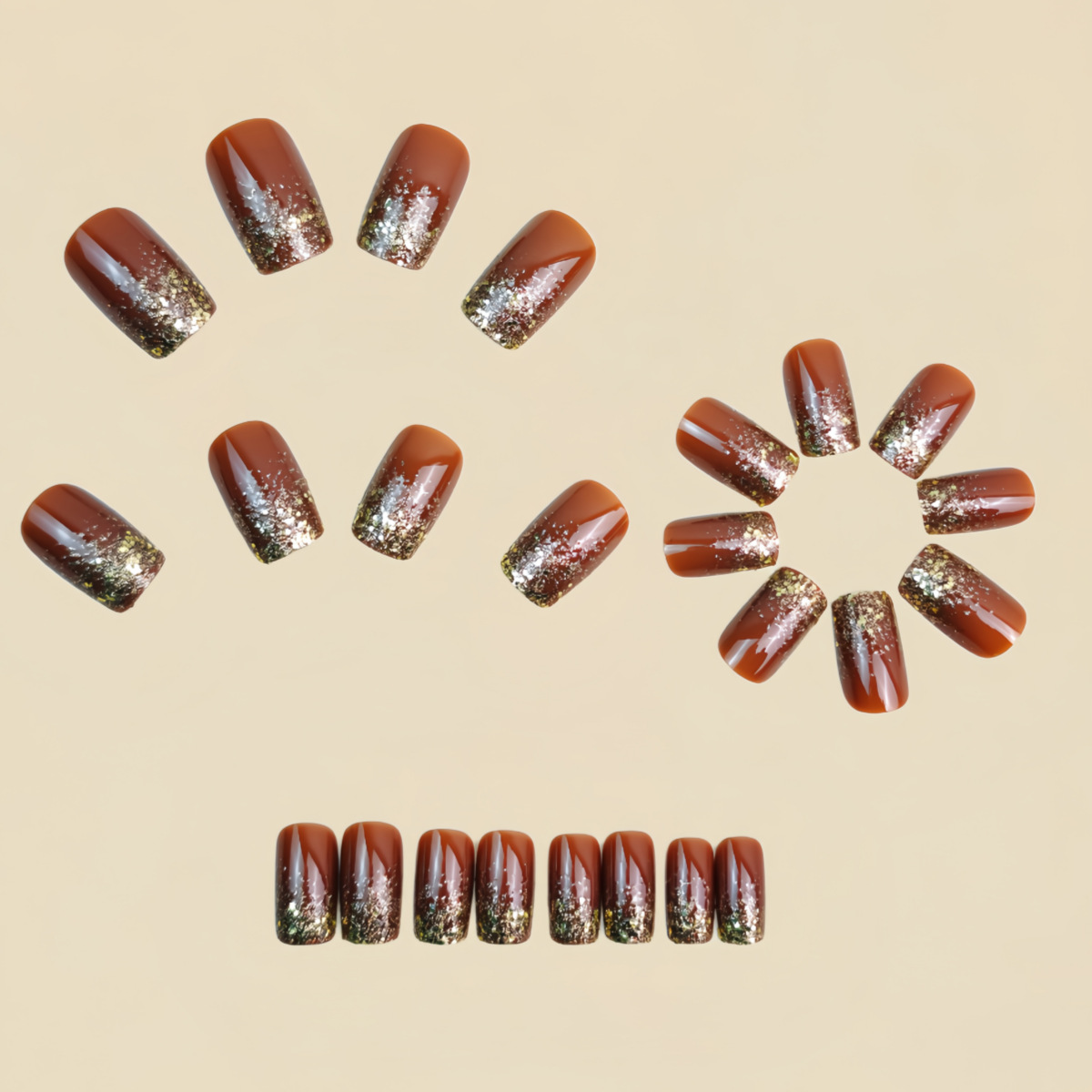 Kurze mittelgroße künstliche N – Nail Art Fake Nails Bewertung und Preis