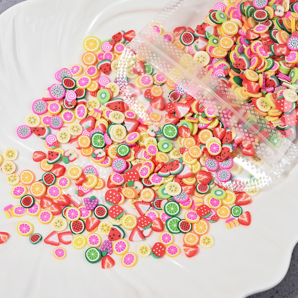 1000 teile/beutel 3D Sommer Ob – Nail Art Strawberry Bewertung und Preis