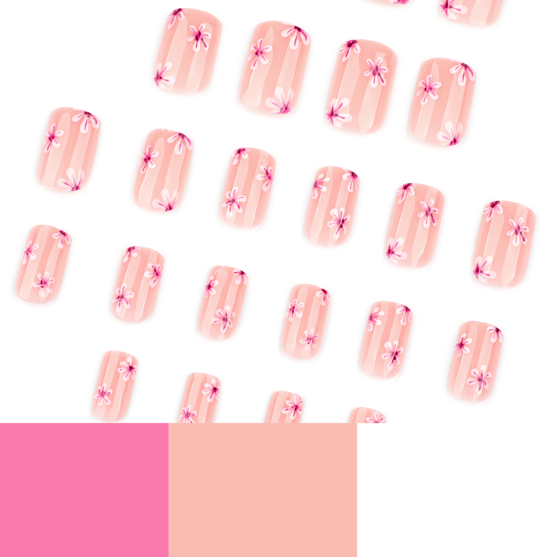 Künstliche Nägel im French-Tip – Nail Art Pink Bewertung und Preis