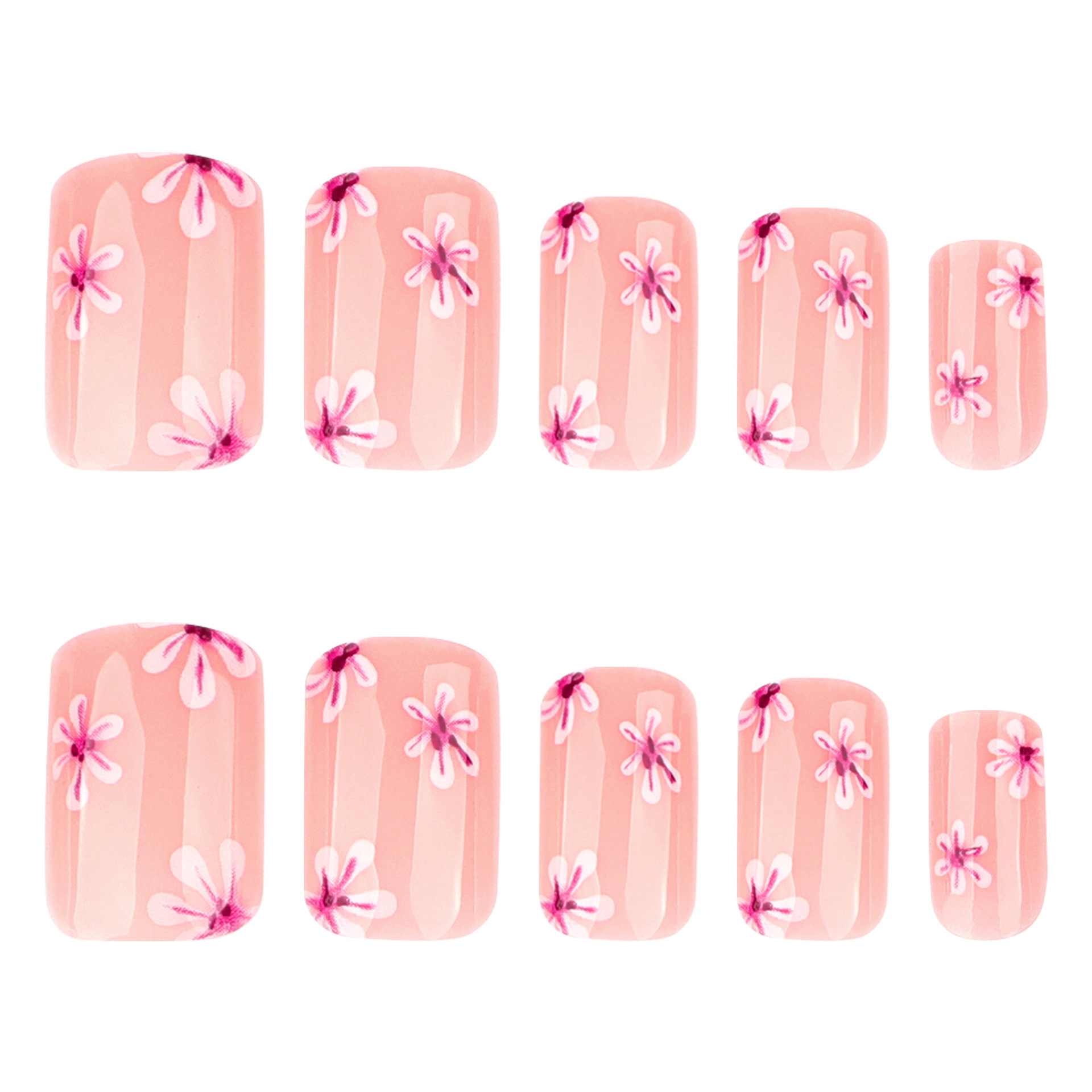 Künstliche Nägel im French-Tip – Nail Art Pink Bewertung und Preis