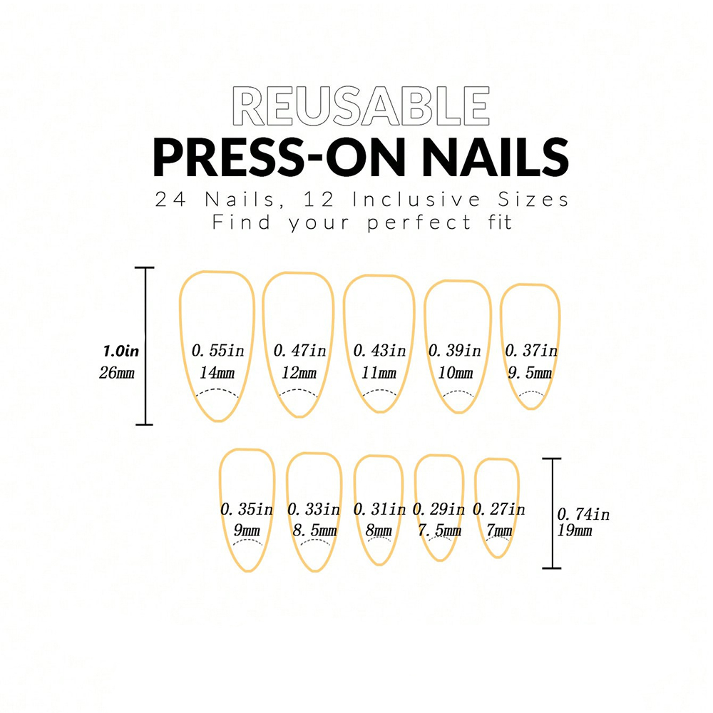 ARTAUG 24 Stück Nägel zum Aufd – Nail Art Fake Nails Bewertung und Preis
